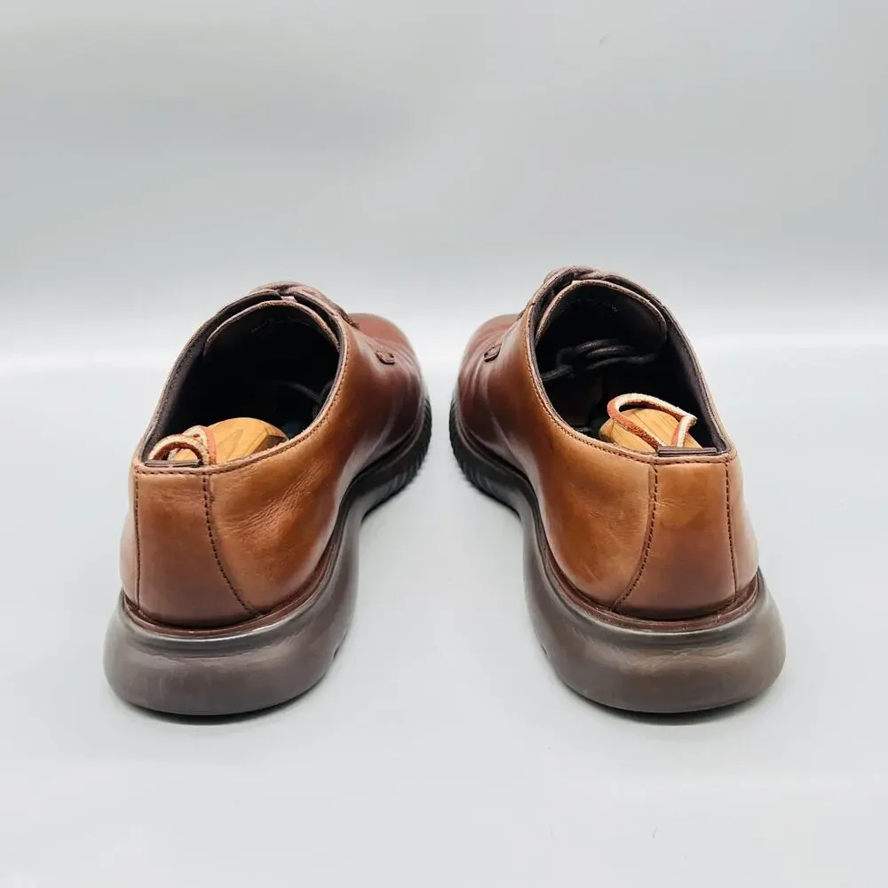 Cole Haan Shoes Mens 10.5 Brown Leather Grand OS Derby Oxford Dress Comfort